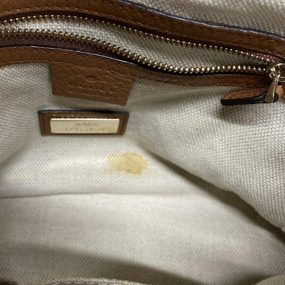 Auth GUCCI Soho 336751 Brown Leather - Tote Bag - Picture 15 of 16